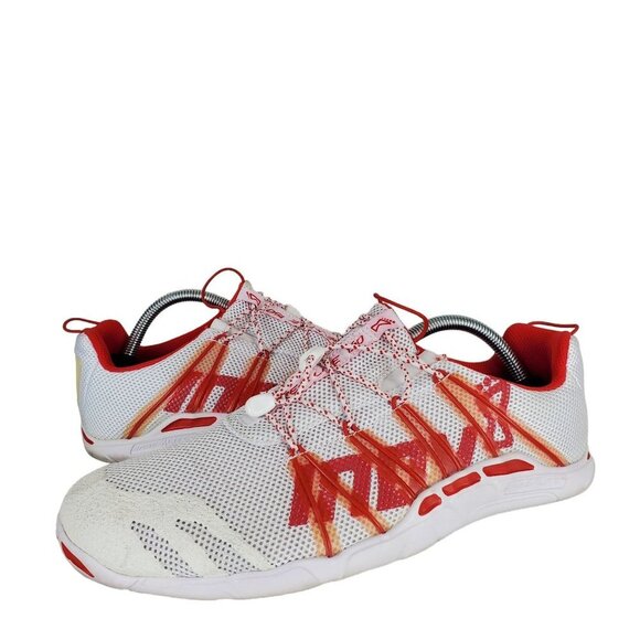 Inov-8 Bare-X‎ Lite 150 White Red Lightweight Running Shoes Unisex M 10 / W 11.5 - Picture 1 of 9